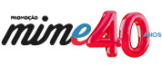 Logotipo Mime promoção 40 anos